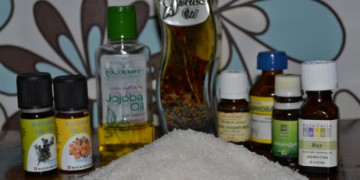 Kopfhautpeeling mit Salz