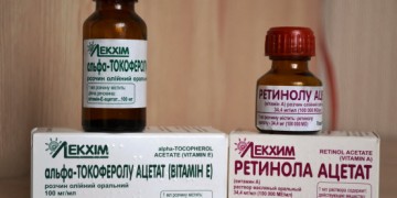 Vitamin A und E im Haaröl