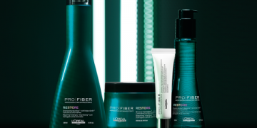 Haarwiederherstellungsserie Loreal Professionnel Pro Fiber Restore