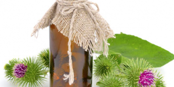 Klettenöl für die Haare