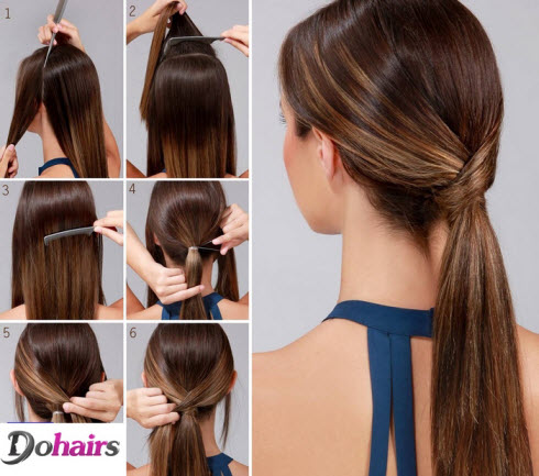 Frisurenschwanz: verschiedene Optionen