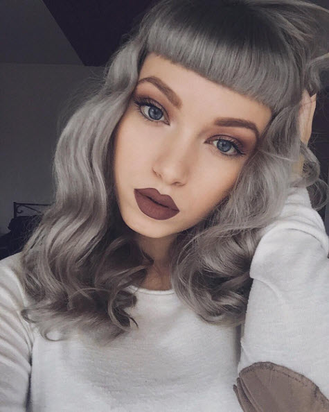 Haarschnitte mit kurzem Pony