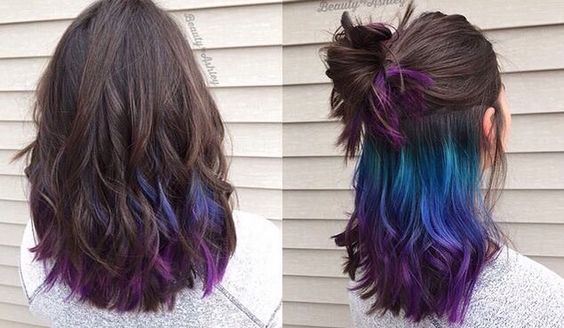 Langer Bob-Haarschnitt mit Pony