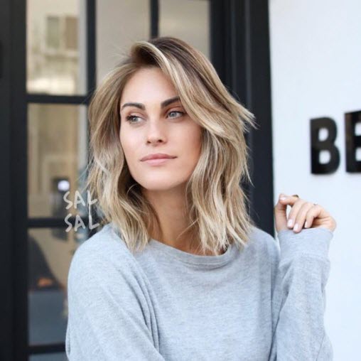 Langer Bob-Haarschnitt