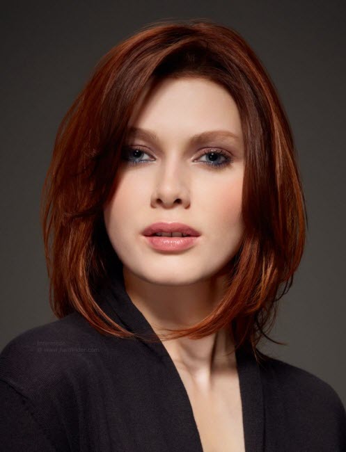 Haarschnitte mit Pony für kurzes Haar