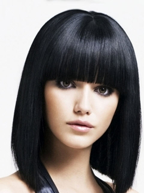 Haarschnitte mit Pony für kurzes Haar