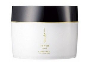 Konzentrierte Aromamaske für trockenes, strapaziertes lockiges Haar IAU Serum Mask von Lebel