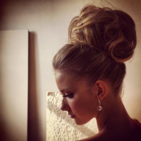 Stilvolle Abendfrisur: Foto