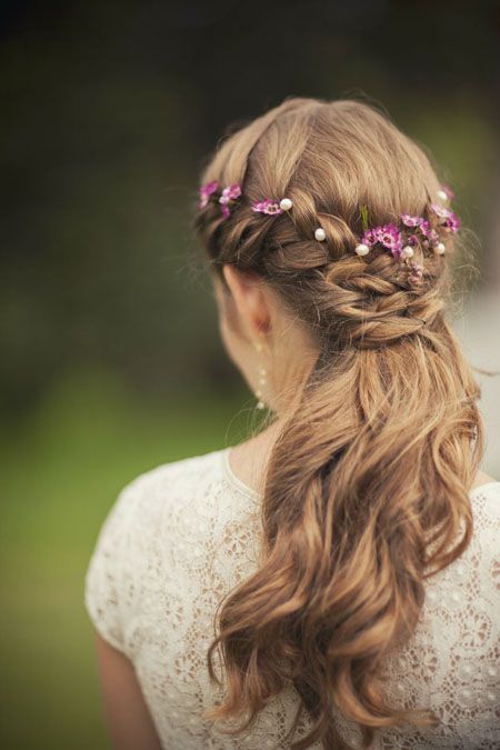 Hochzeitsfrisuren: Flechten für langes Haar