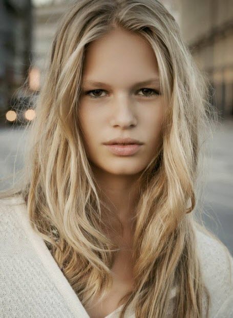 Haarschnitt-Kaskadenfoto