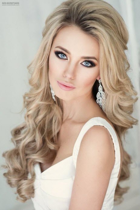 Hochzeitsfrisuren für loses Haar