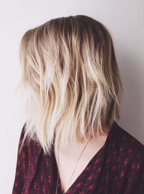 Balayage für kurzes Haar