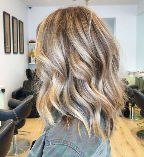 Balayage für kurzes Haar