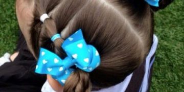 Einfache Frisuren für Mädchen zur Schule