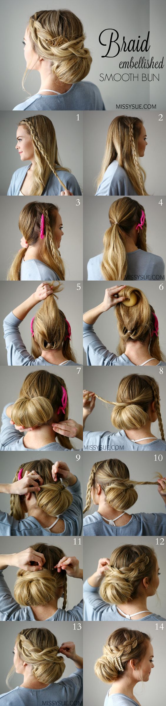 Abendfrisuren für mittleres Haar