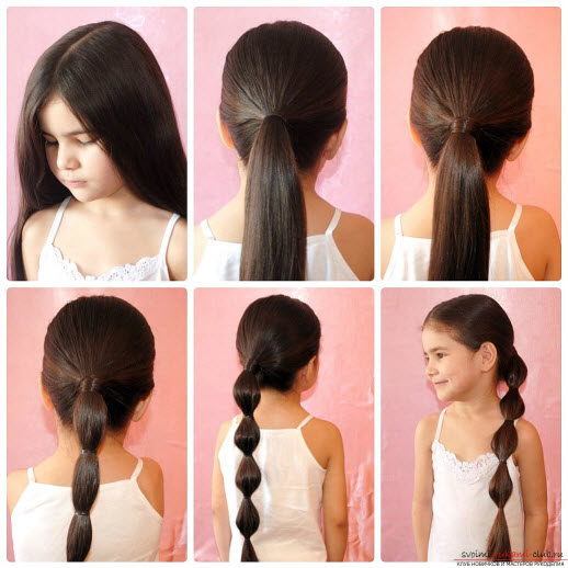 Frisur für langes Haar