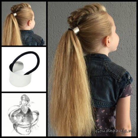 Schönes Flechten für langes Haar