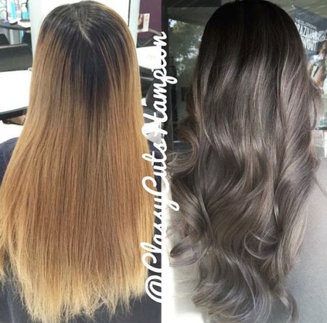 Haarbräunung: Vorher-Nachher-Fotos