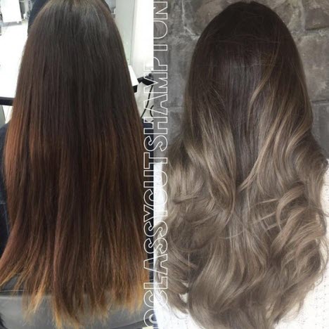 Haarbräunung: Vorher-Nachher-Fotos