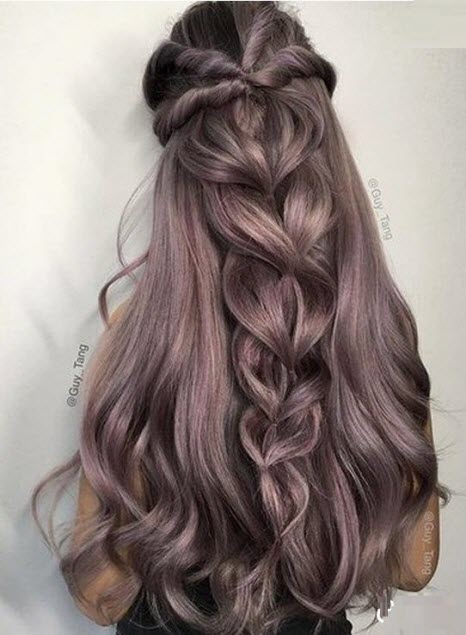 Weben für langes Haar