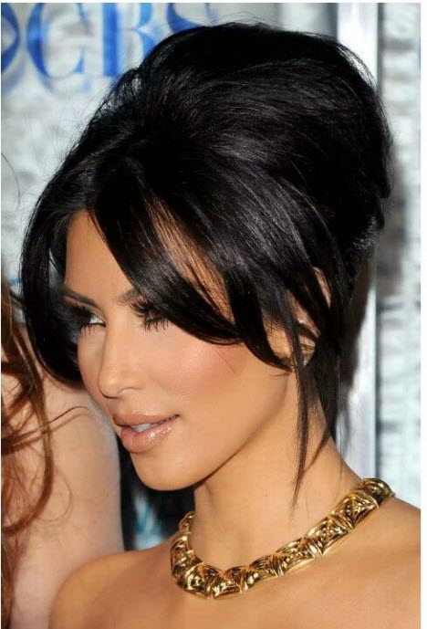 Langes Haar mit Pony