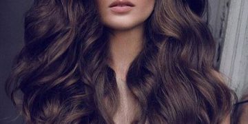 Foto mit langen Haaren