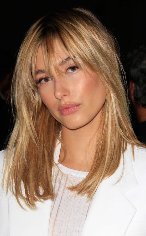 Foto von Haaren mit Pony