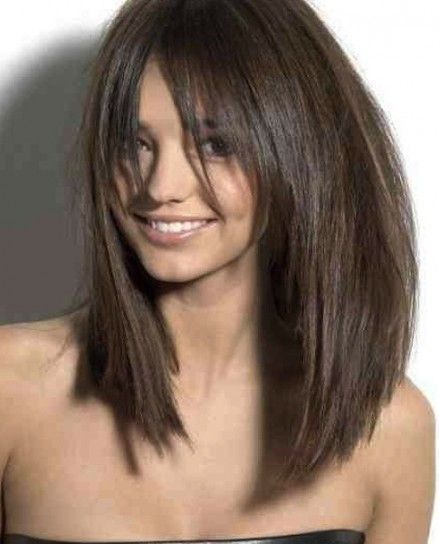 Foto von Haaren mit Pony