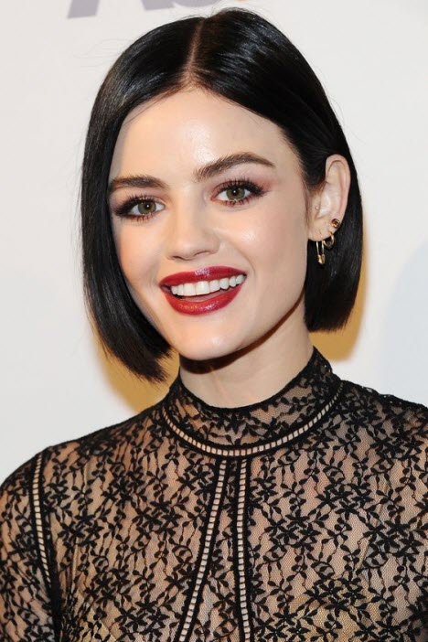 Foto mit kurzen Haaren