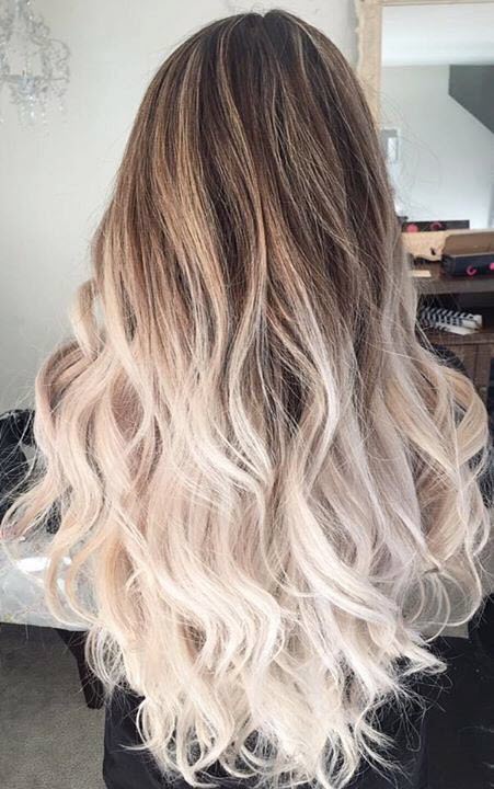 Foto mit langen Haaren