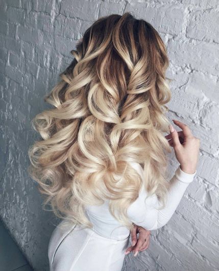 Foto mit langen Haaren