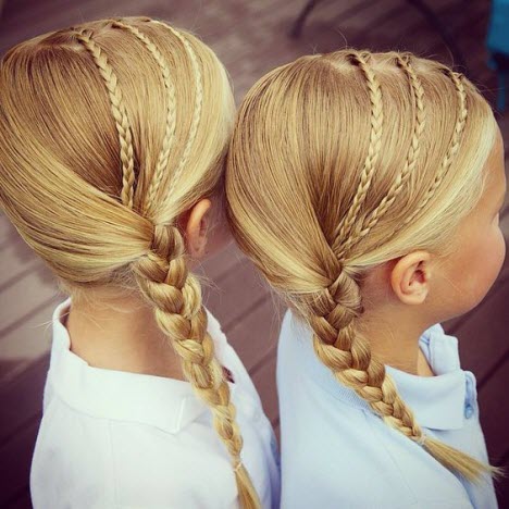 Foto von Frisuren für Mädchen