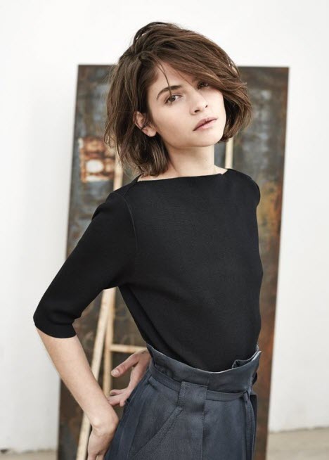 Foto mit kurzen Haaren