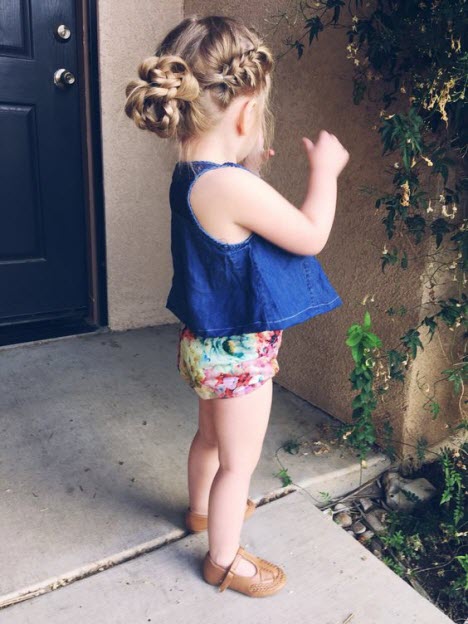 Foto von Frisuren für Mädchen