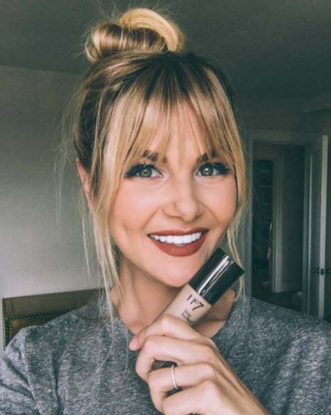 Foto von Haaren mit Pony