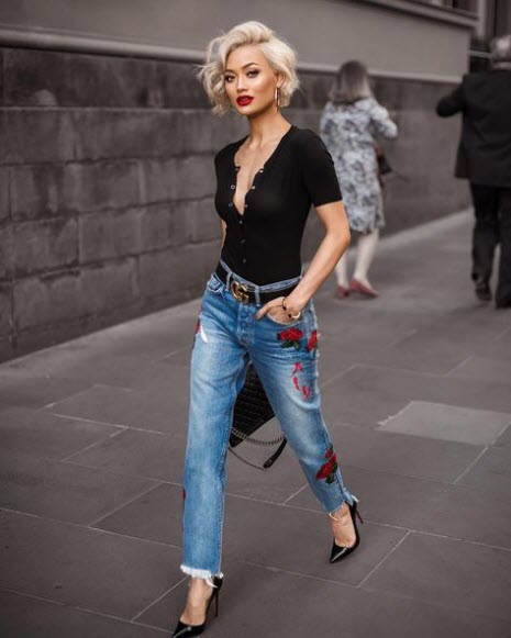 Foto mit kurzen Haaren