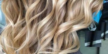 Foto mit langen Haaren