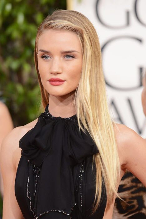 Foto mit langen Haaren