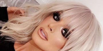 Haarschnitte für mittleres Haar mit Pony