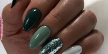 20 Fotos der neuen Glitzer-Maniküre für kurze Nägel