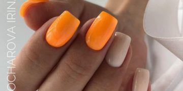 Maniküre für eine quadratische Nagelform für den Sommer 2024