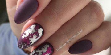 Maniküre mit Folie: modische und schöne Fotos der neuen Saison 2024
