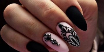 Abendmaniküre für kurze und lange Nägel 2024