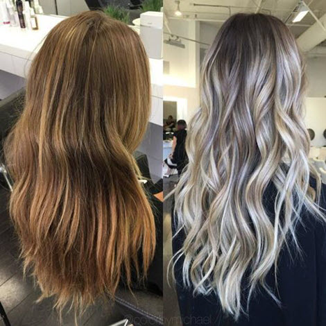 Modische Arten der Haarfärbung 2024: Vorher-Nachher-Fotos