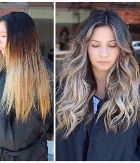 Modische Arten der Haarfärbung 2024: Vorher-Nachher-Fotos