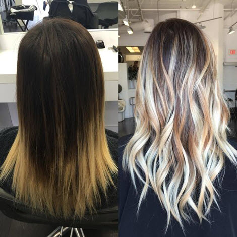 Modische Arten der Haarfärbung 2024: Vorher-Nachher-Fotos