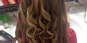 Frisuren für Mädchen beim Abschlussball im Kindergarten