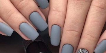 Graue Maniküre 2024-2025