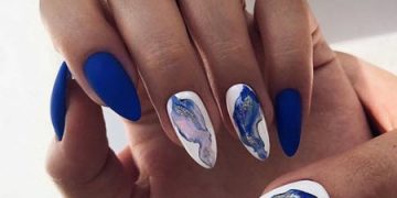 Die schönsten Einhorn Teardrop Nageldesigns