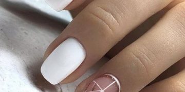 Weiße Maniküre 2024: Trends in Geometrie und Abstraktion